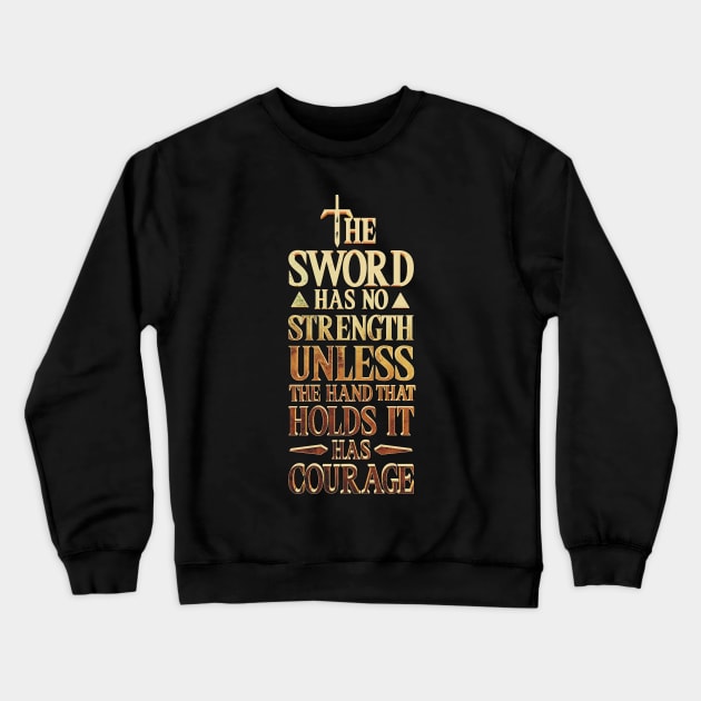The Sword Crewneck Sweatshirt by ChrisHarrys